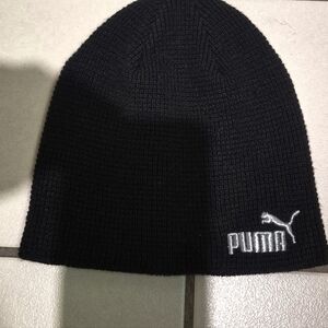 Puma Black Knit Beanie